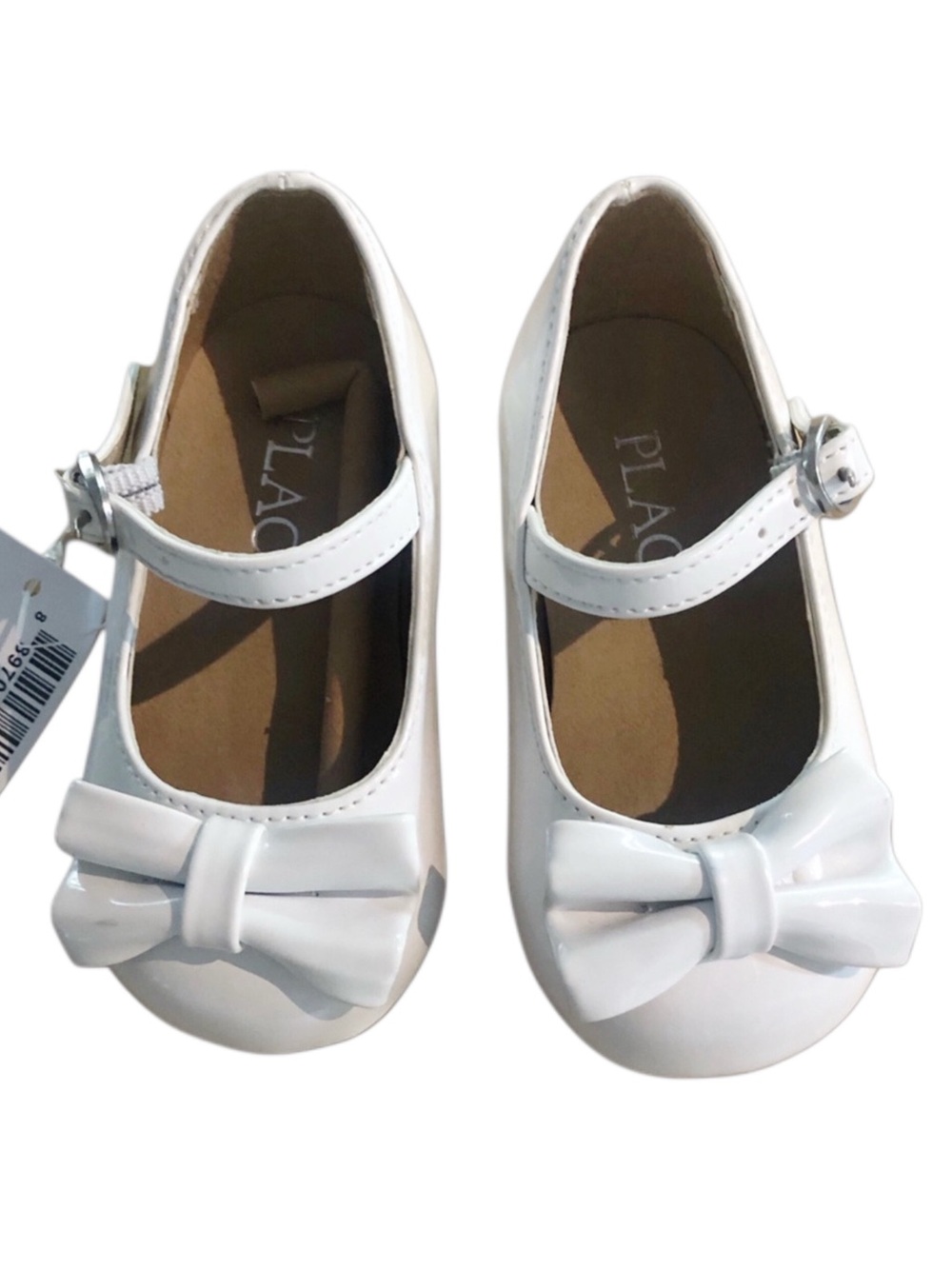 Place White Patent Leather Dress Mary Janes Bow